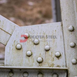 riveting on large structure