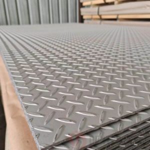 Checker Steel Plate - Slip-resistant for industrial applications