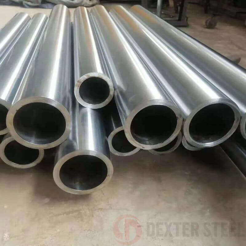Chrome plated steel tubes with reflective mirror finish