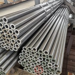 DOM steel tubing with uniform wall thickness and smooth surface