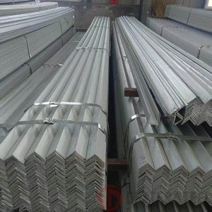 Galvanized steel angles with zinc coating protection