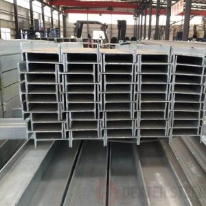 Wide flange H-beams with parallel flanges, column and beam applications