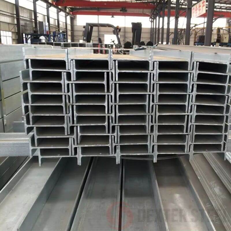 Wide flange H-beams with parallel flanges, column and beam applications