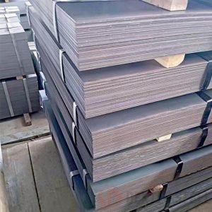 HSLA steel plates with improved strength characteristics