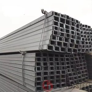 PFC steel channel sections with parallel flanges