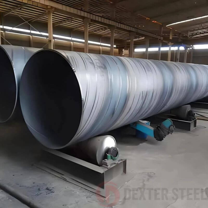 Large diameter penstock steel pipes for hydroelectric projects