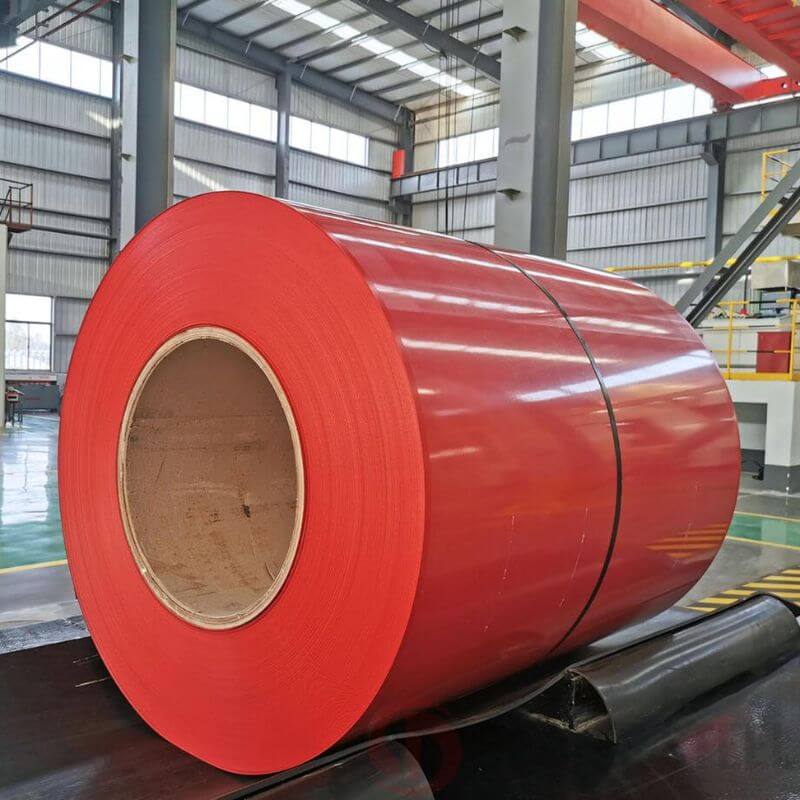 PPGL coils with metallic paint finishes, corrosion-resistant base