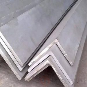Unequal steel angles with different leg lengths