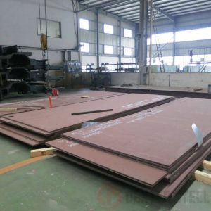 Wear resistant steel plates with high hardness surface