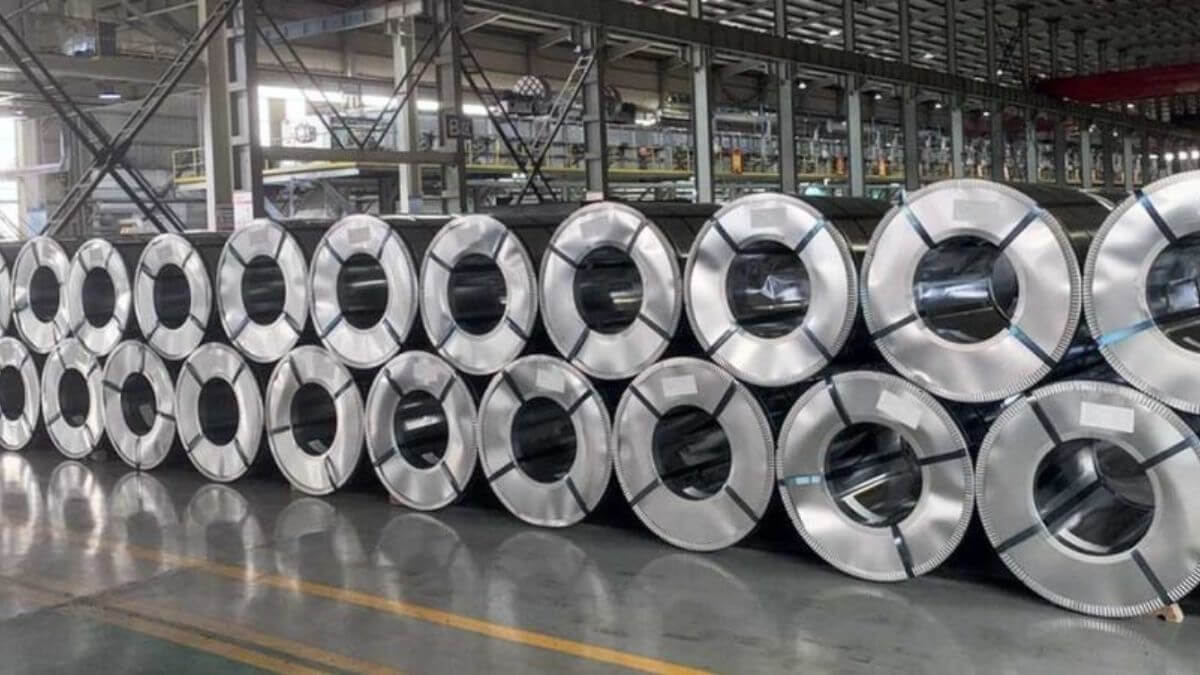 Steel coils for manufacturing and industrial processing applications
