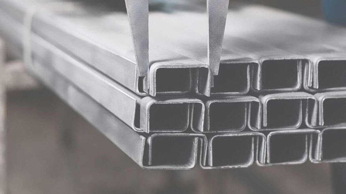 Steel channel sections for structural framing and support applications